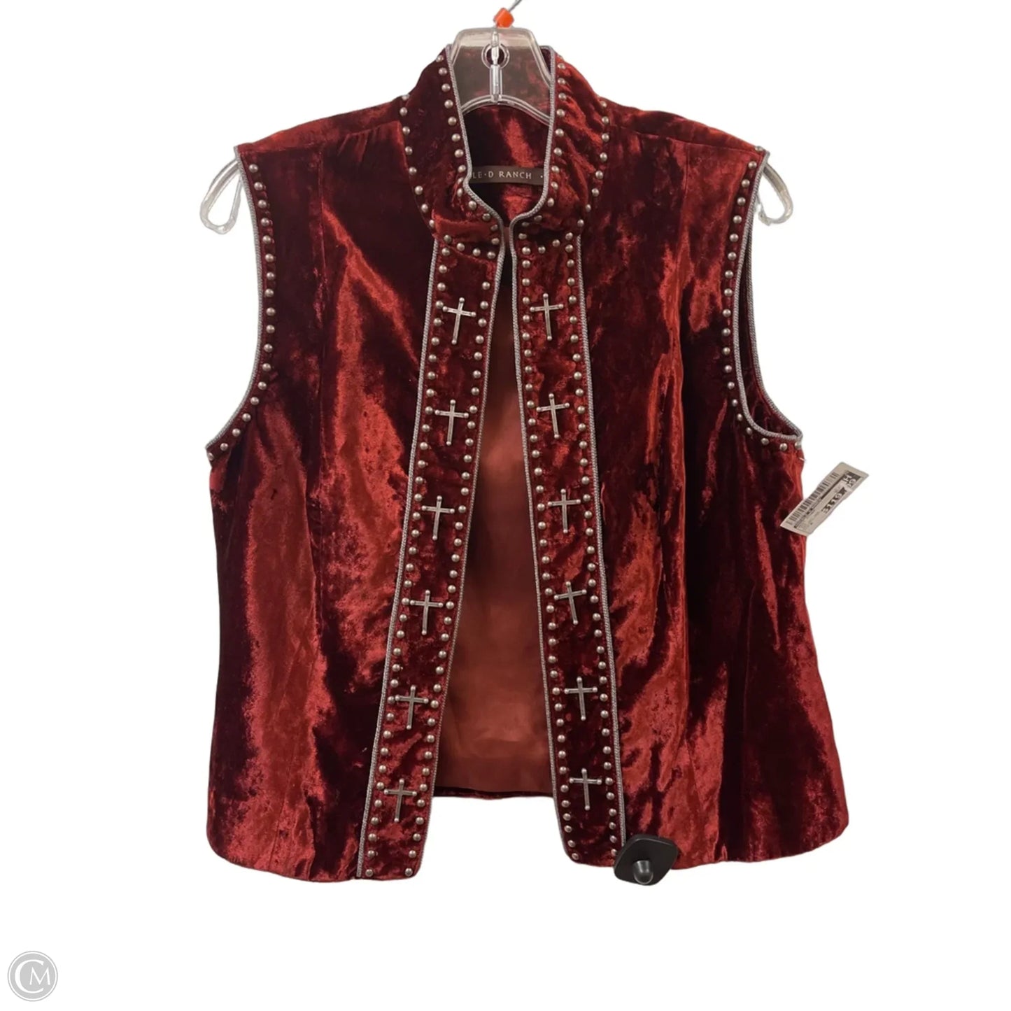 Vest Other By Double D Ranch In Red, Size: M