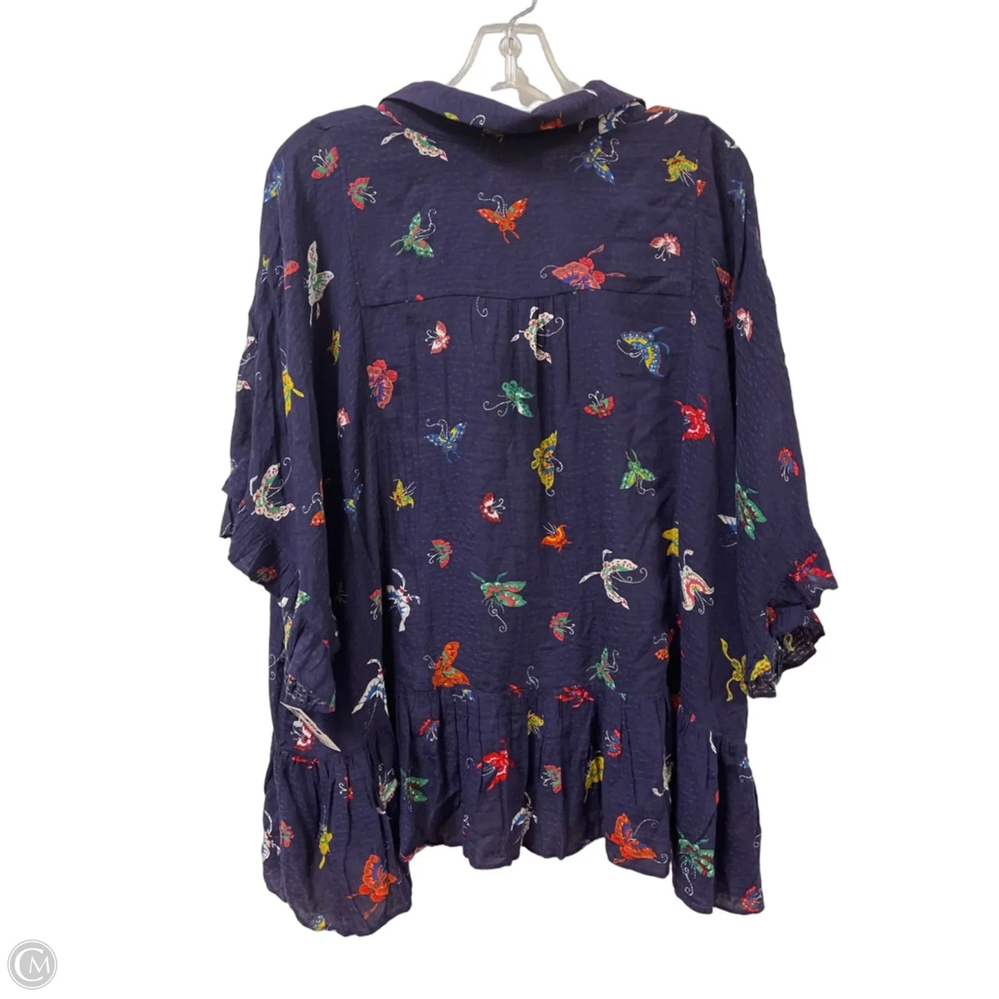 Tunic Short Sleeve By Maeve In Blue, Size: Xl