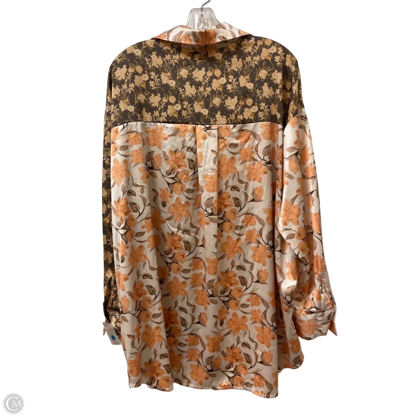 Tunic Long Sleeve By Entro In Yellow, Size: Xl