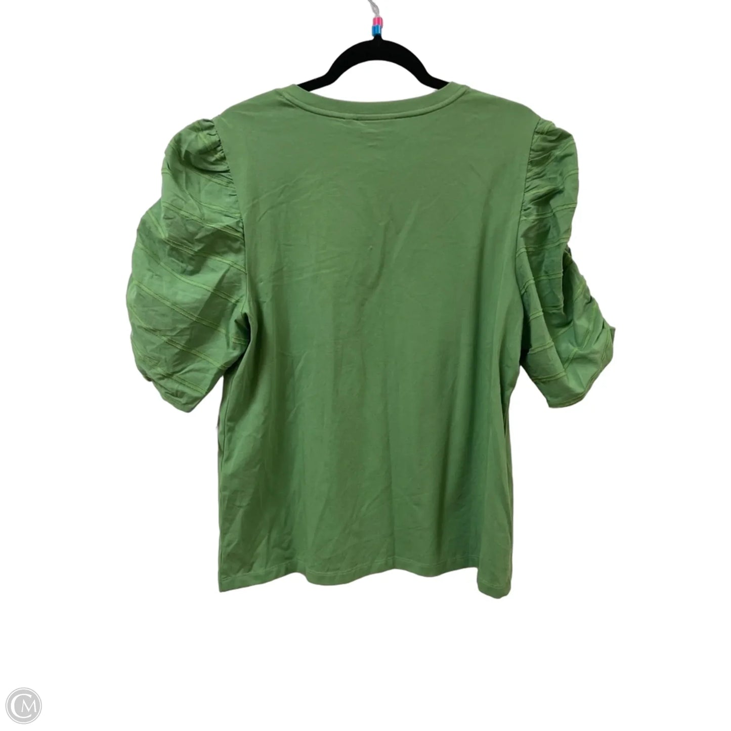 Top Short Sleeve By Chicos In Green, Size: L