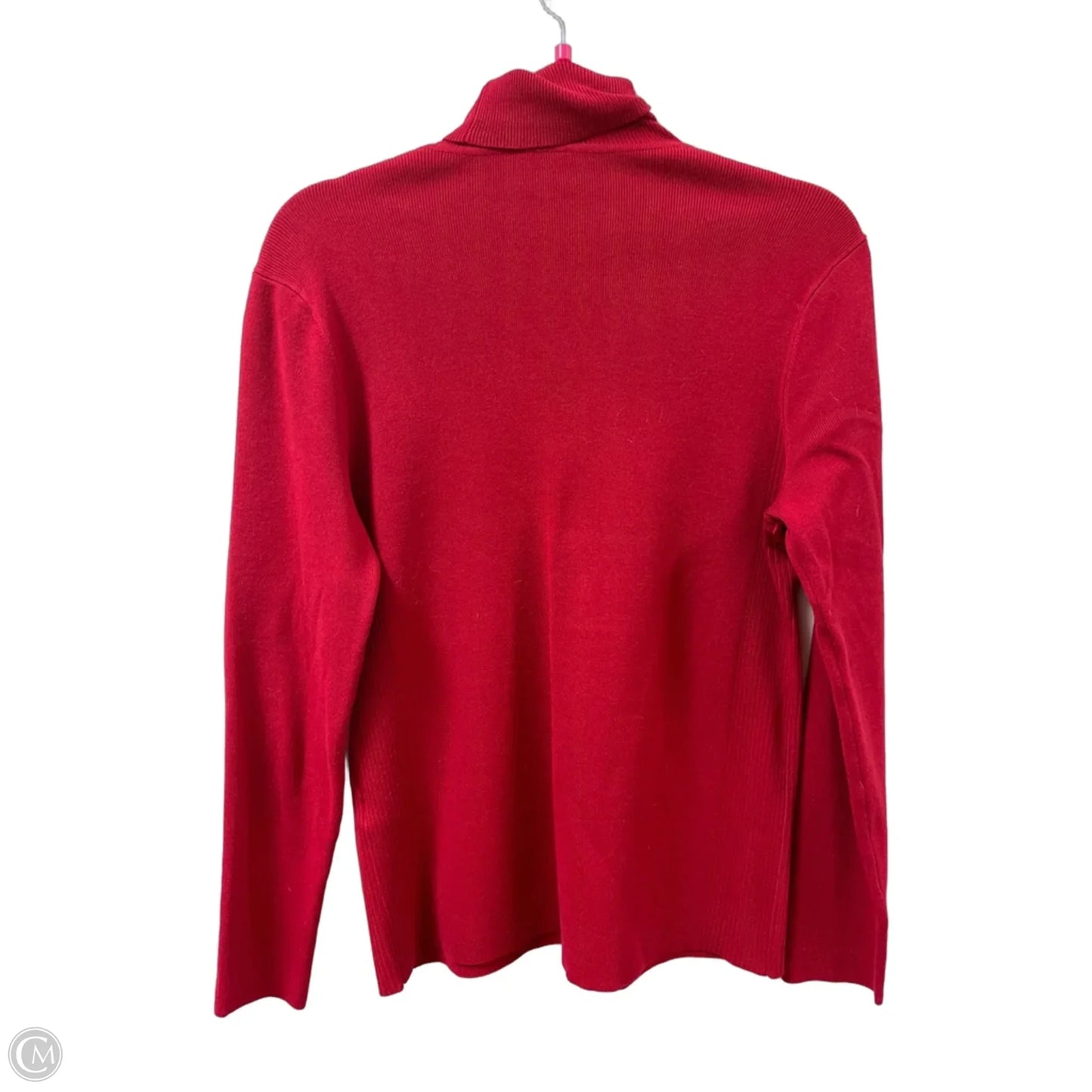 Sweater By Chicos In Red, Size: L