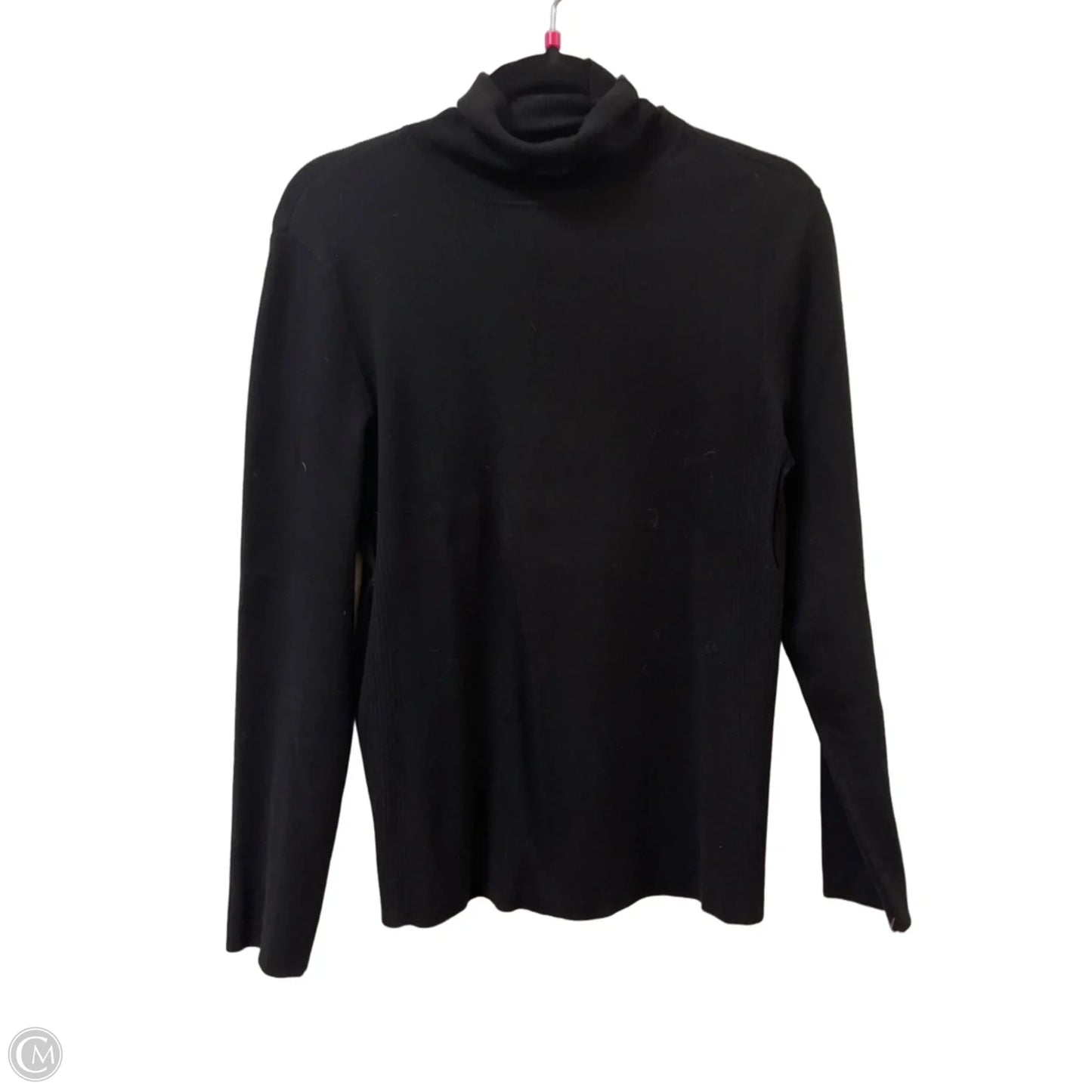Sweater By Chicos In Black, Size: L