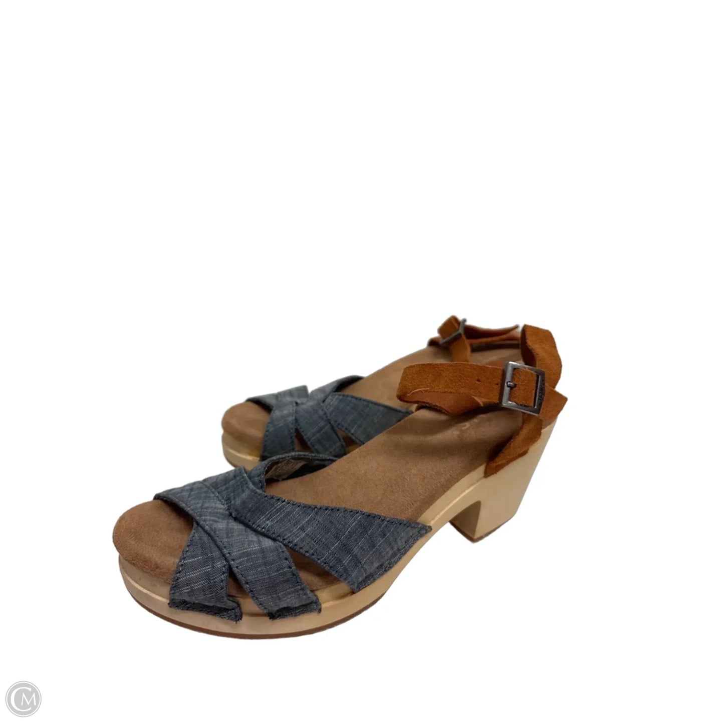 Shoes Heels Block By Toms In Blue, Size: 7