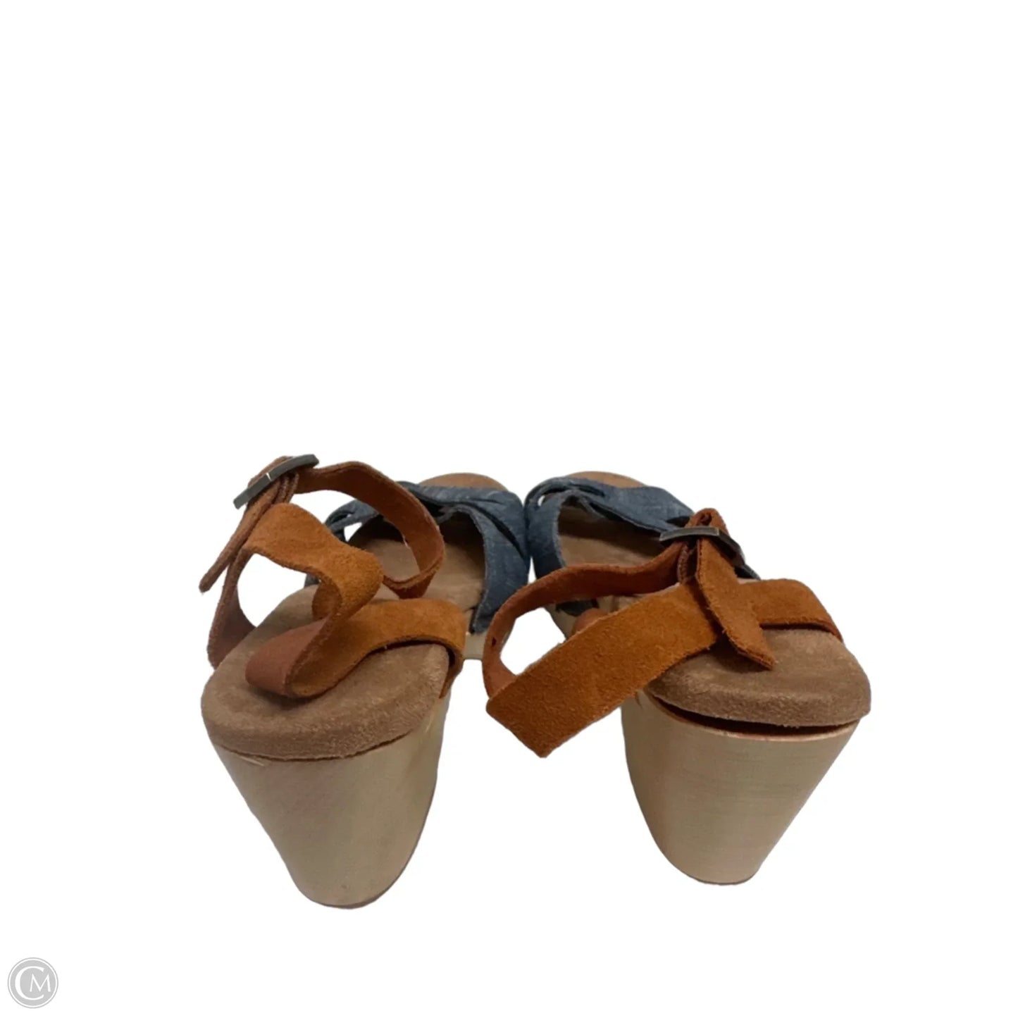 Shoes Heels Block By Toms In Blue, Size: 7