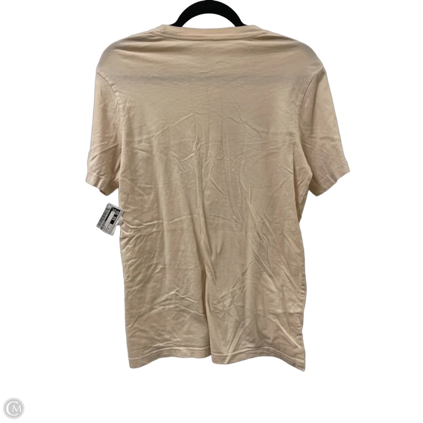 Top Short Sleeve By Canvasback In Cream, Size: M
