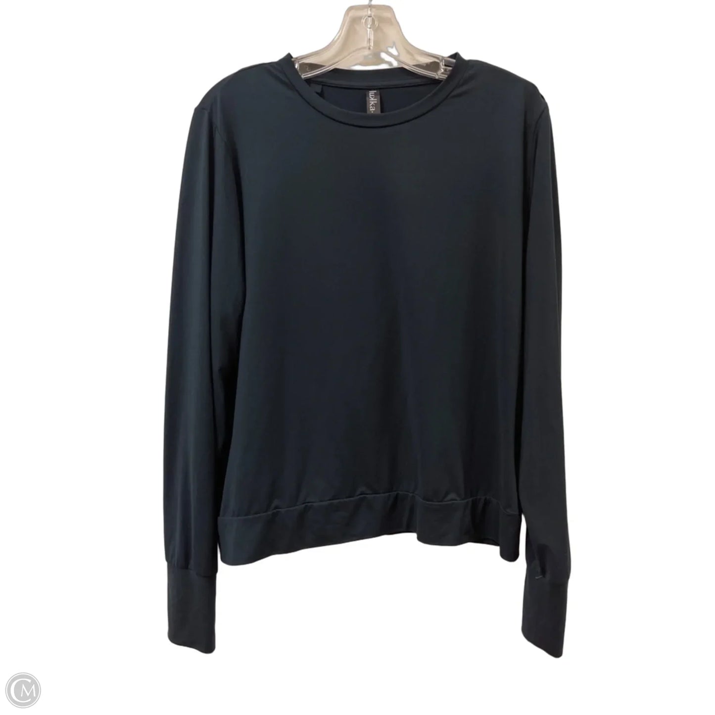 Top Long Sleeve By Lukka In Navy, Size: L