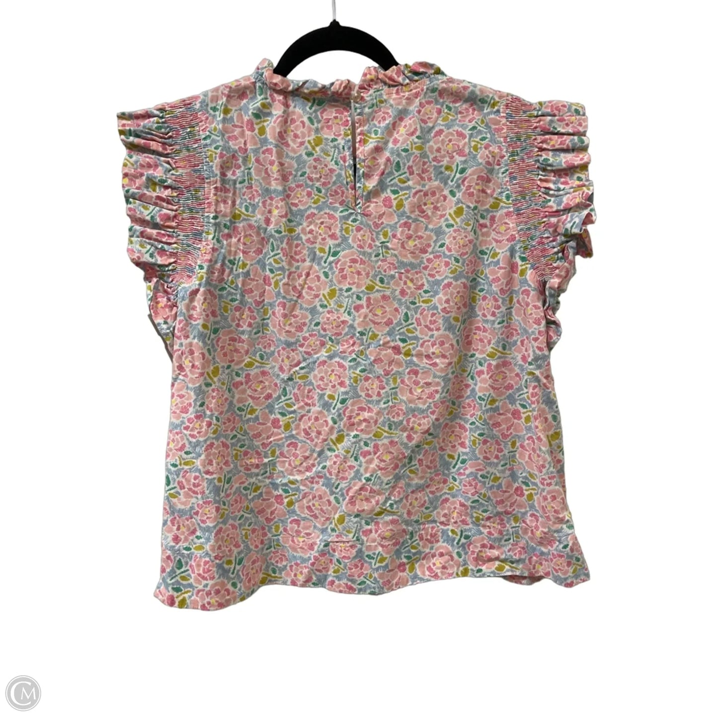 Top Short Sleeve By Jodifl In Floral Print, Size: M