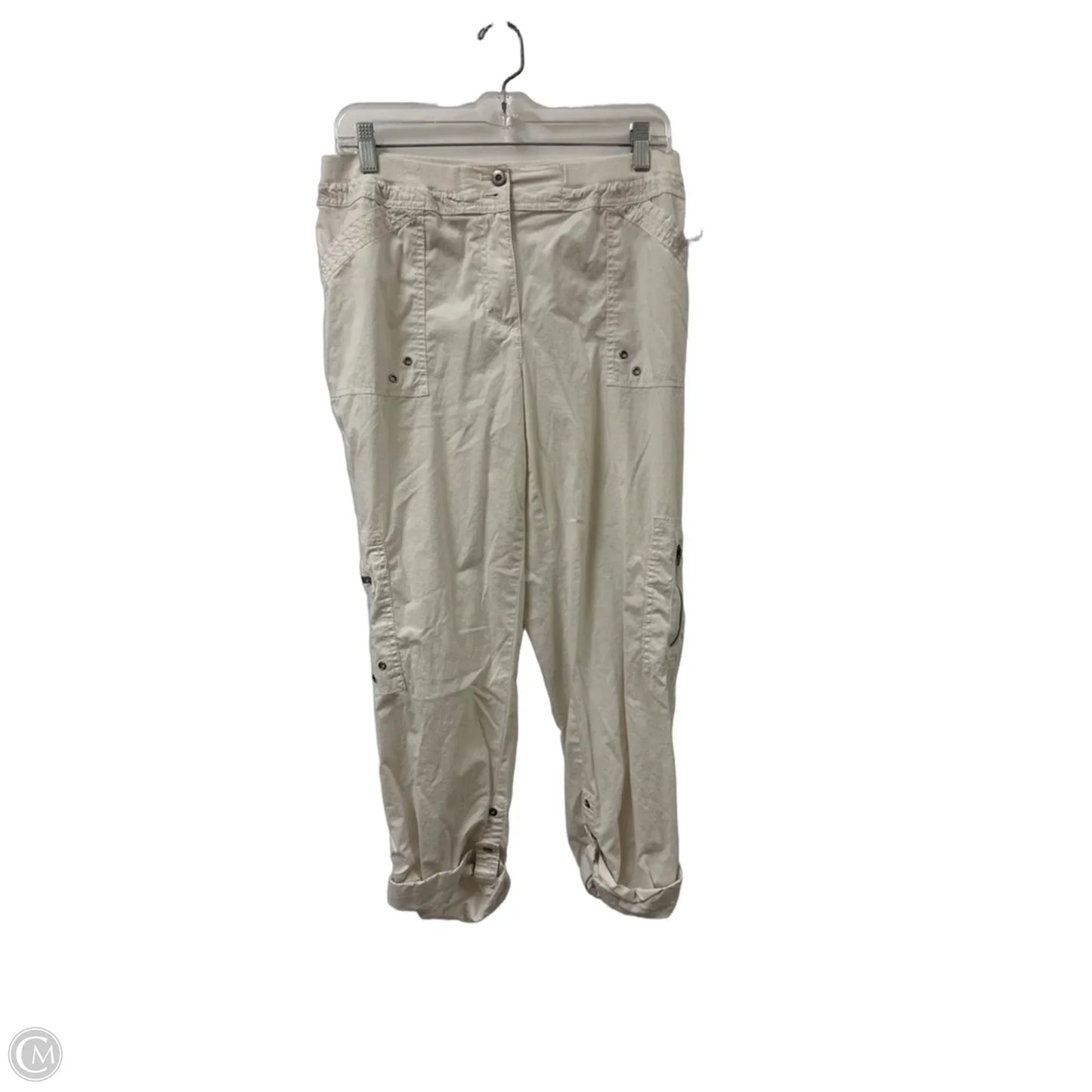 Pants Cargo & Utility By Chicos In Cream, Size: 8