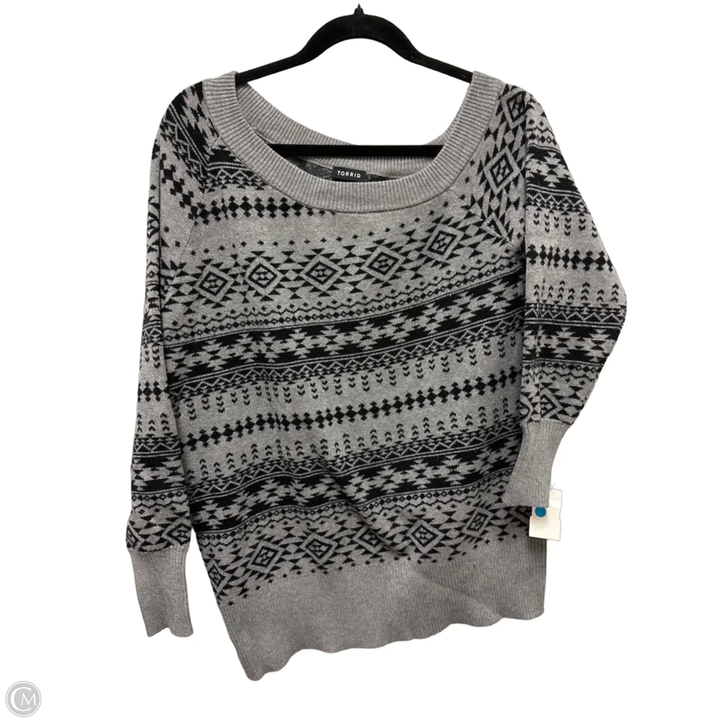 Sweater By Torrid In Grey, Size: Xl