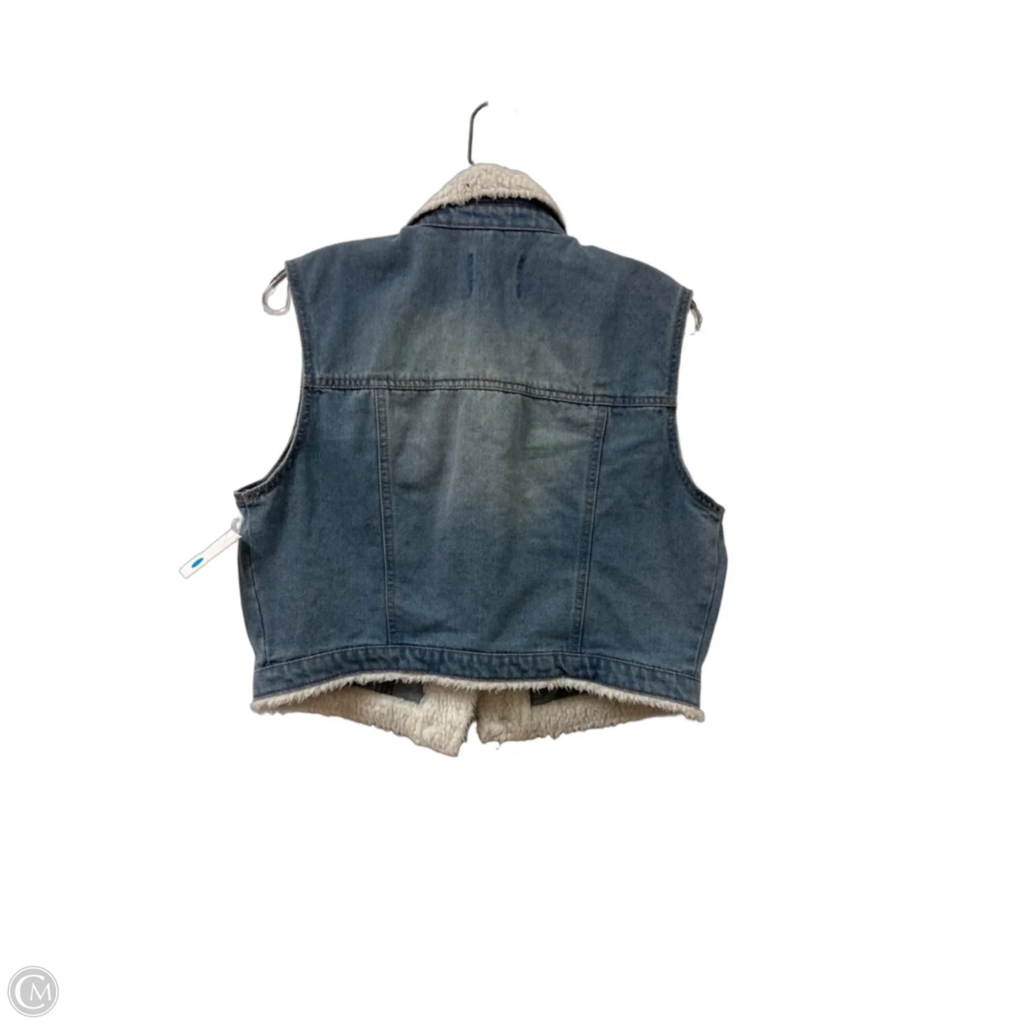 Vest Other By Madden Nyc In Blue Denim, Size: L