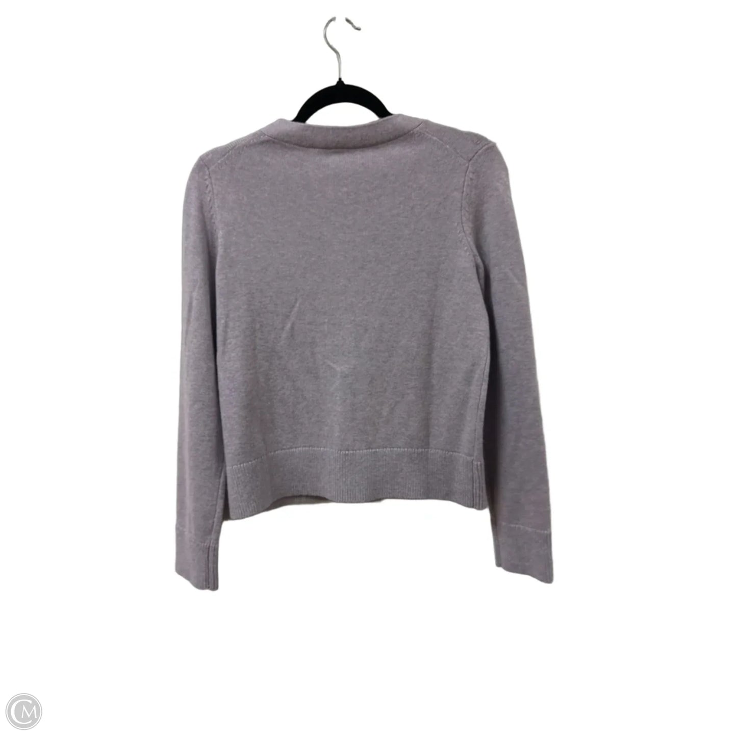Sweater Cardigan By Talbots In Purple, Size: S