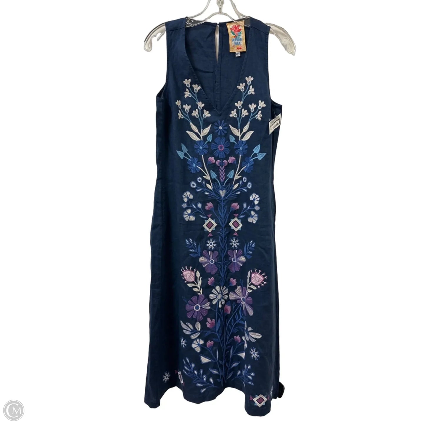Dress Designer By Johnny Was In Navy, Size: Xs