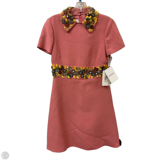 Dress Luxury Designer By Valentino-garavani In Pink, Size: S