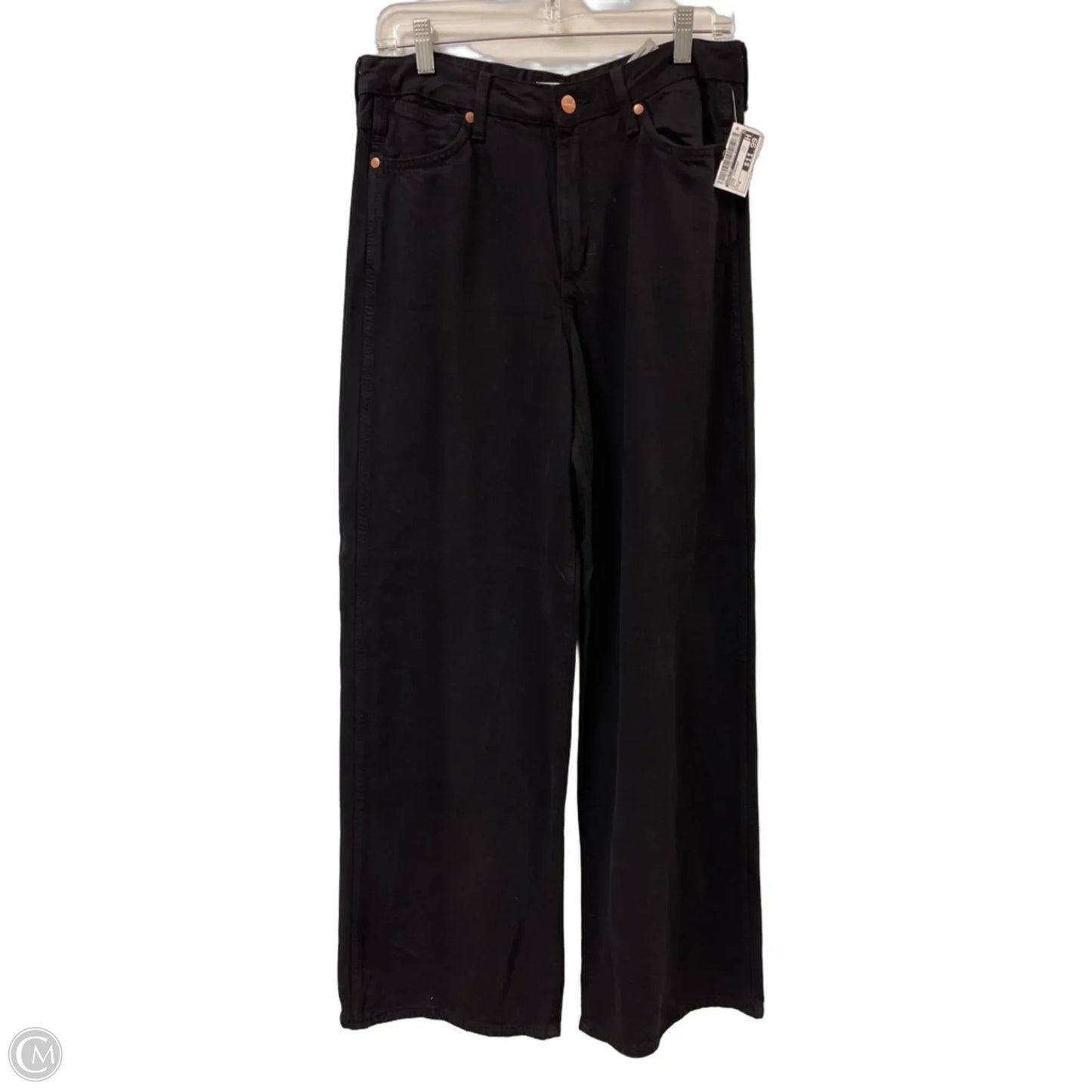 Jeans Straight By Wrangler In Black, Size: 6