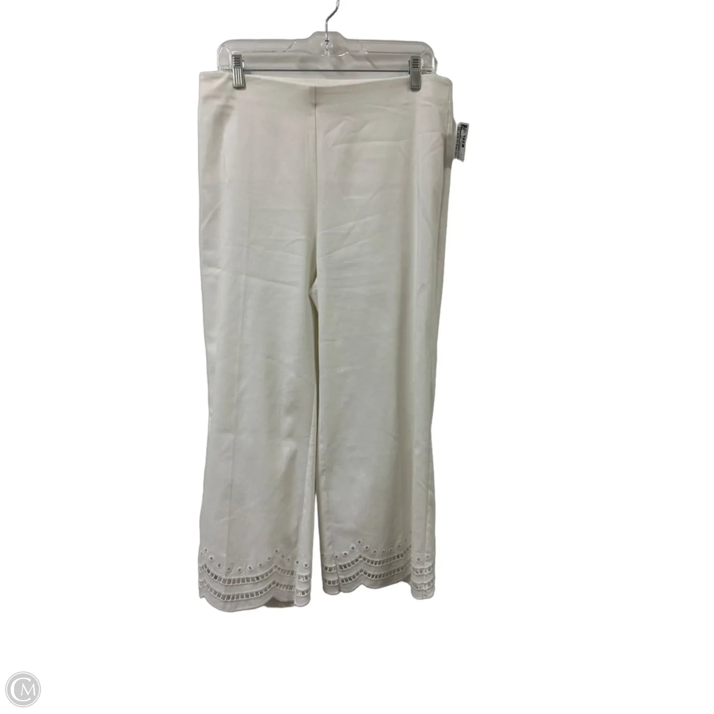 Pants Leggings By Chicos In Yellow, Size: 8