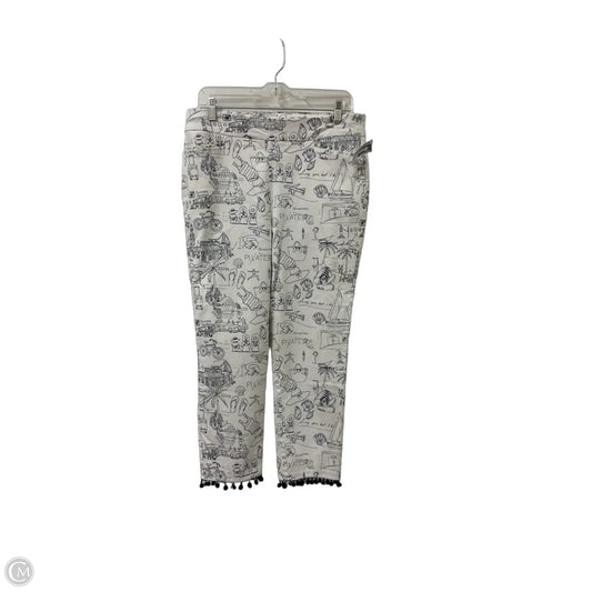 Pants Leggings By Chicos In White, Size: 10