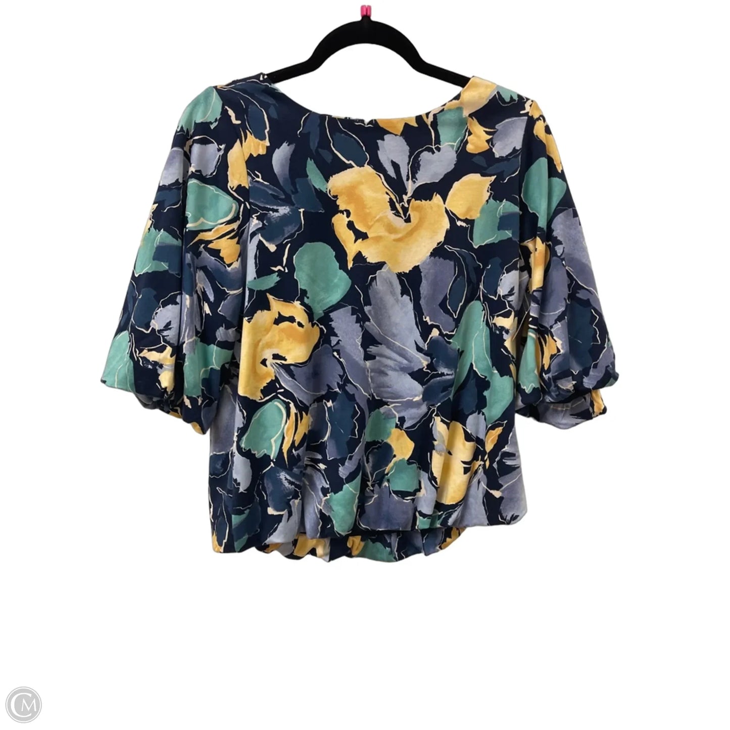 Top Short Sleeve By Chicos In Floral Print, Size: M