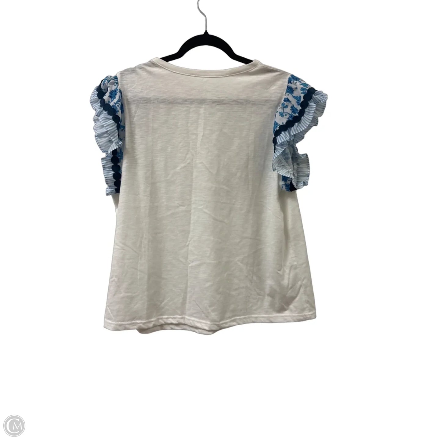 Top Short Sleeve By Clothes Mentor In White, Size: Xl