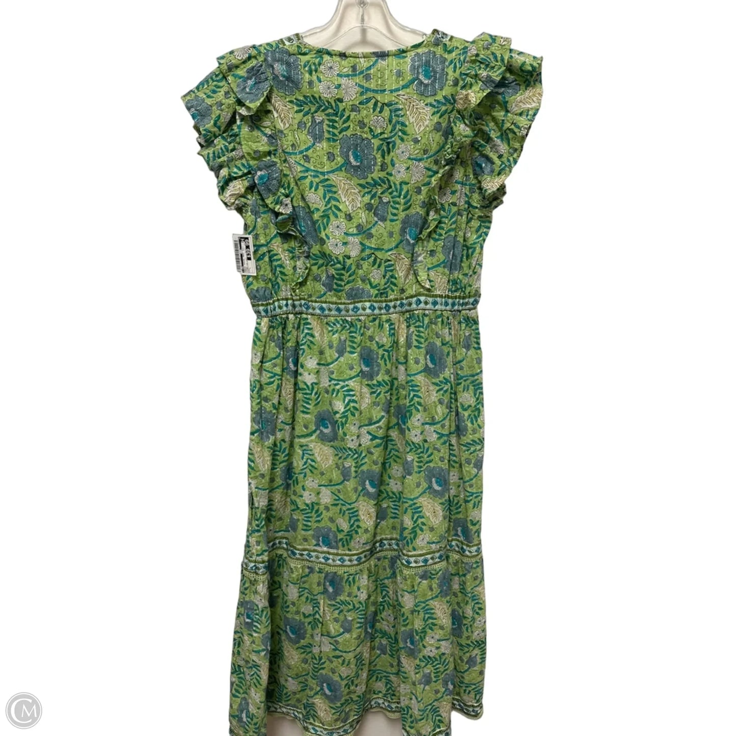 Dress Casual Maxi By Cmb In Green, Size: L