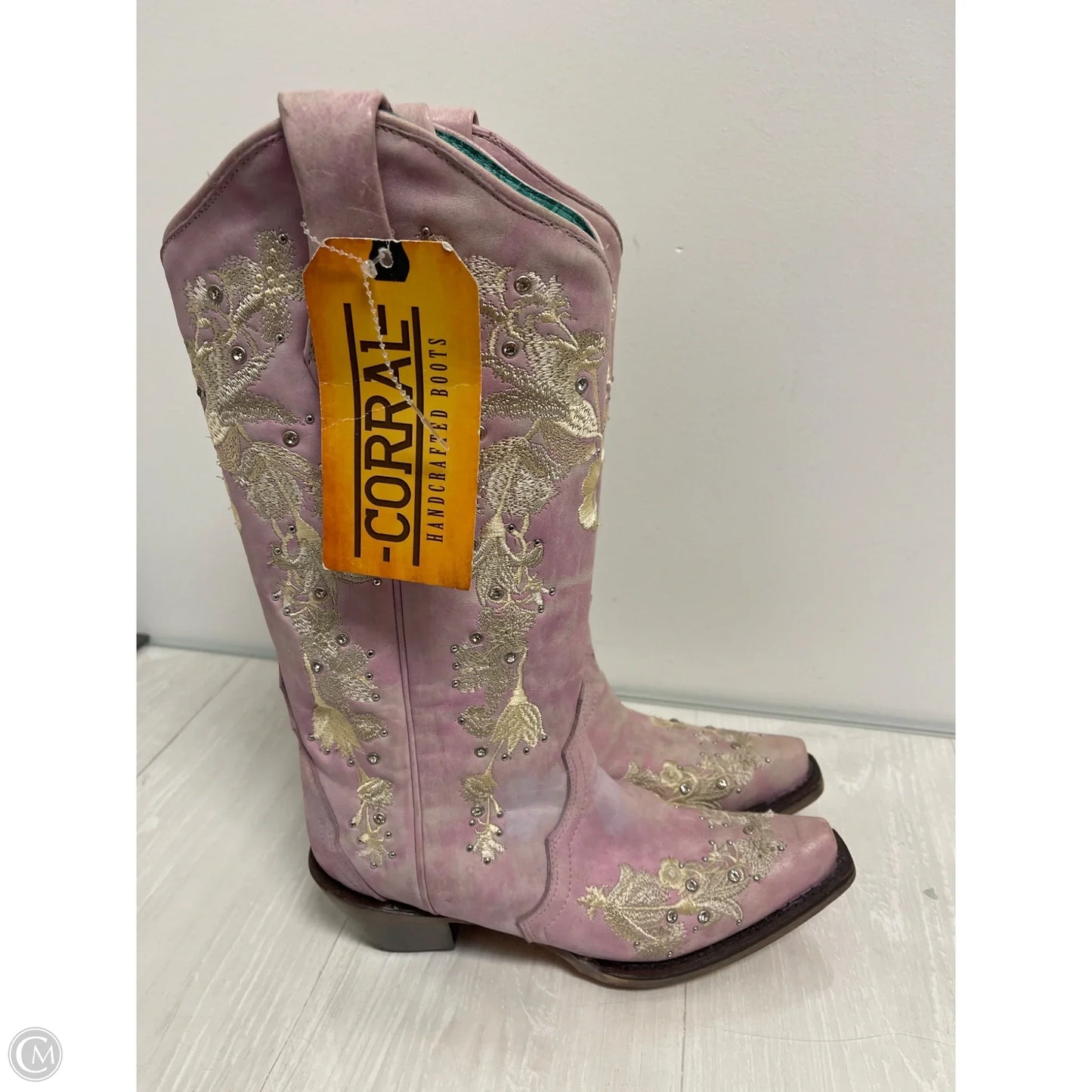 Boots Western By Corral In Pink, Size: 6.5