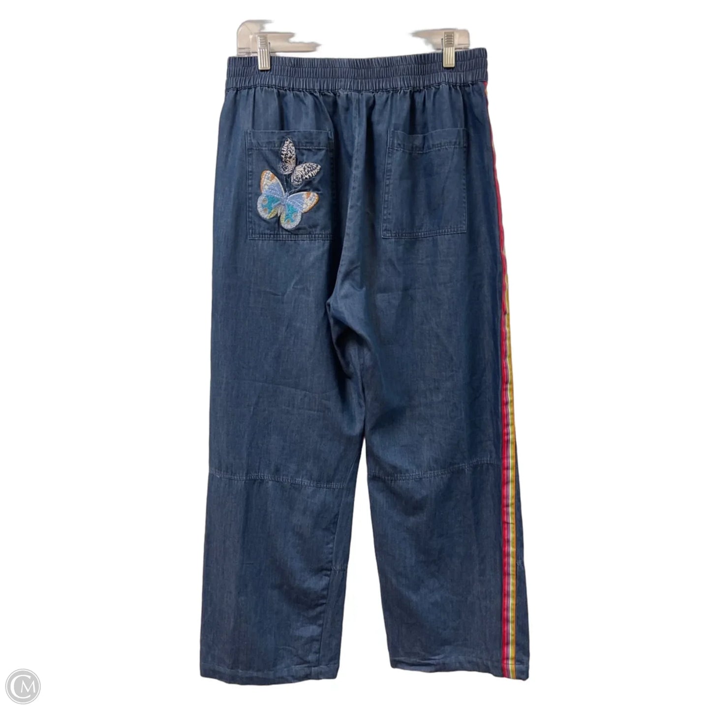 Pants Designer By Johnny Was In Blue, Size: 12