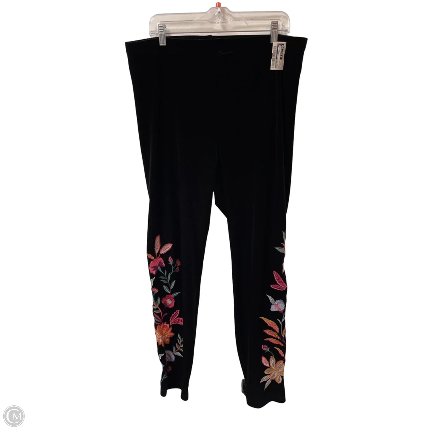 Pants Designer By Johnny Was In Black, Size: 18