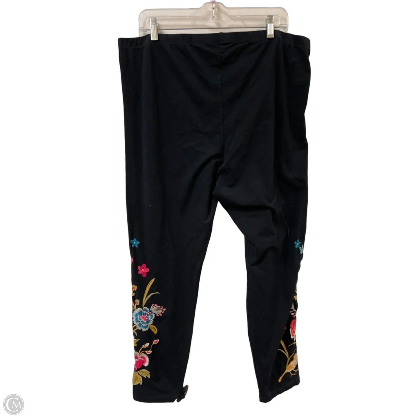 Pants Designer By Johnny Was In Black, Size: 18