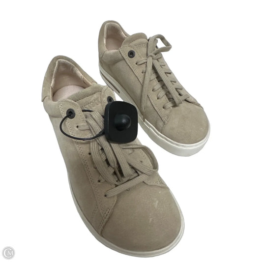 Shoes Sneakers By Birkenstock In Taupe, Size: 7.5