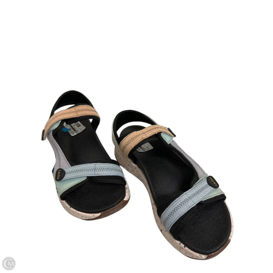 Sandals Flats By Taos In Multi-colored, Size: 8