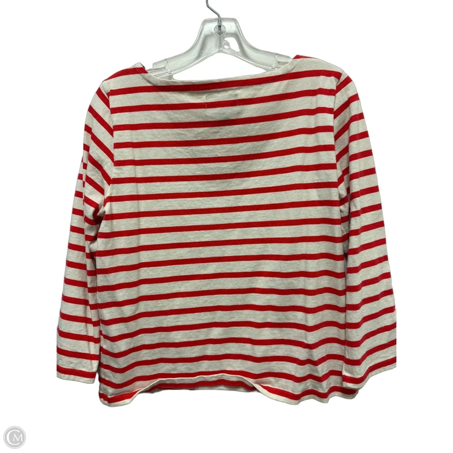 Top Long Sleeve By J. Crew In Red, Size: M