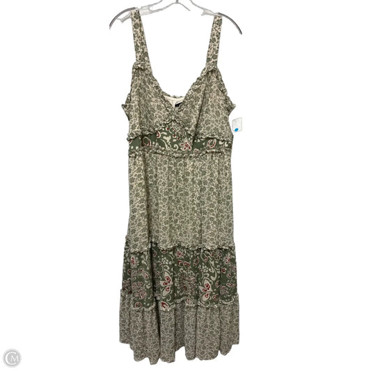 Dress Casual Maxi By Torrid In Green, Size: 1x