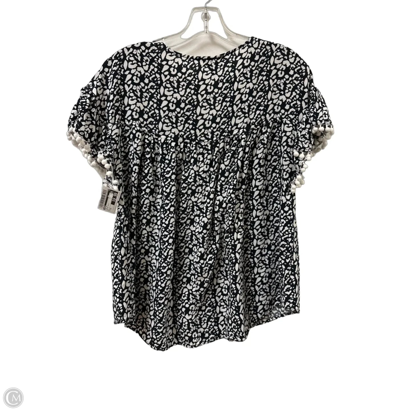 Top Short Sleeve By Umgee In Animal Print, Size: M