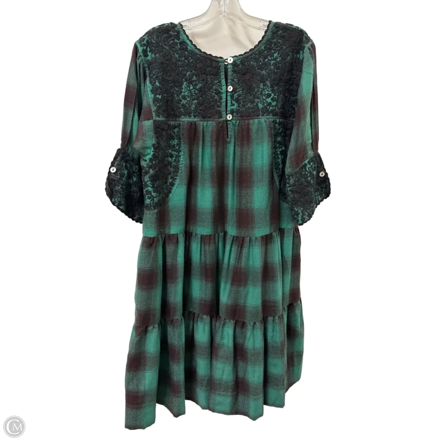 Dress Casual Midi By Clothes Mentor In Green, Size: M