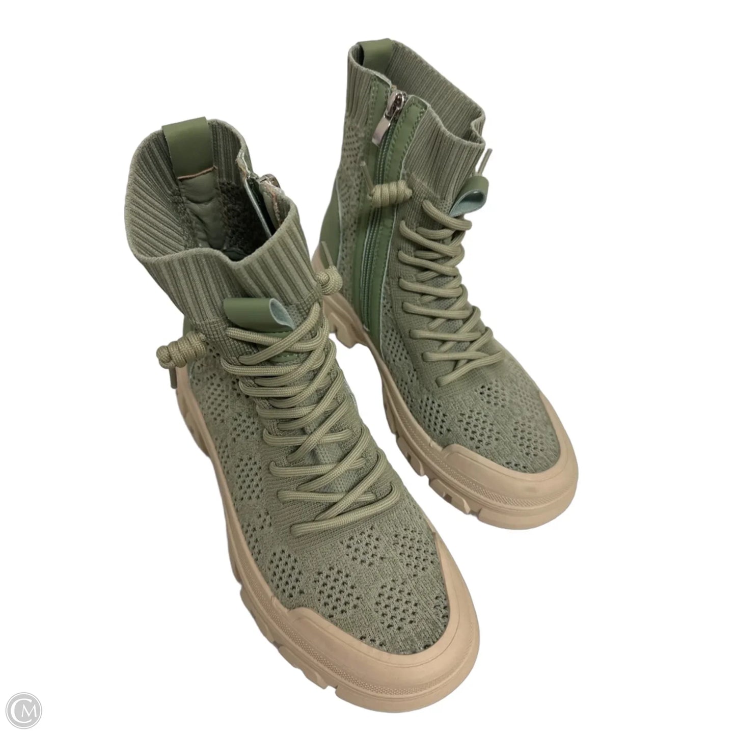 Shoes Sneakers By Clothes Mentor In Green, Size: 9