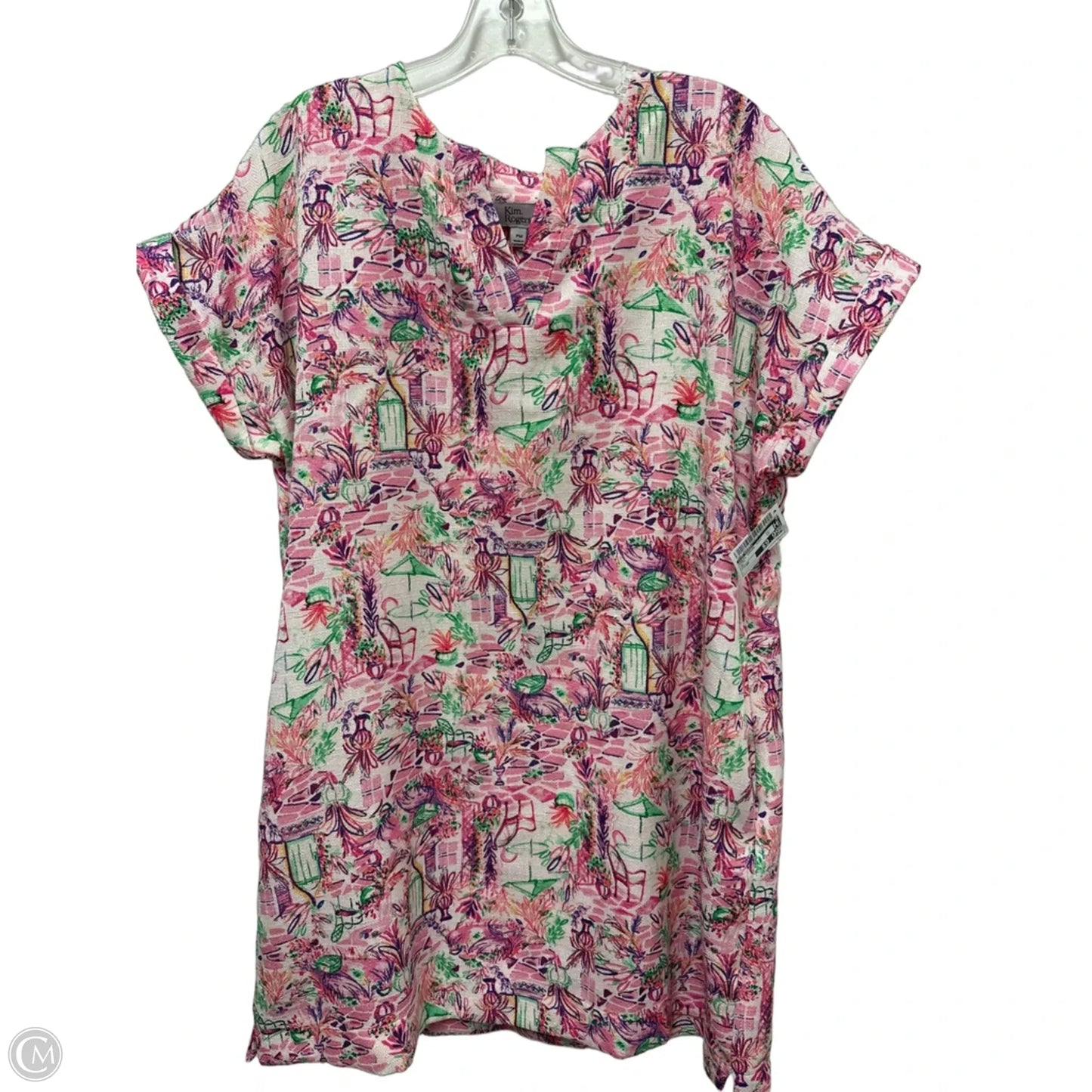 Dress Casual Midi By Kim Rogers In Pink, Size: Mp