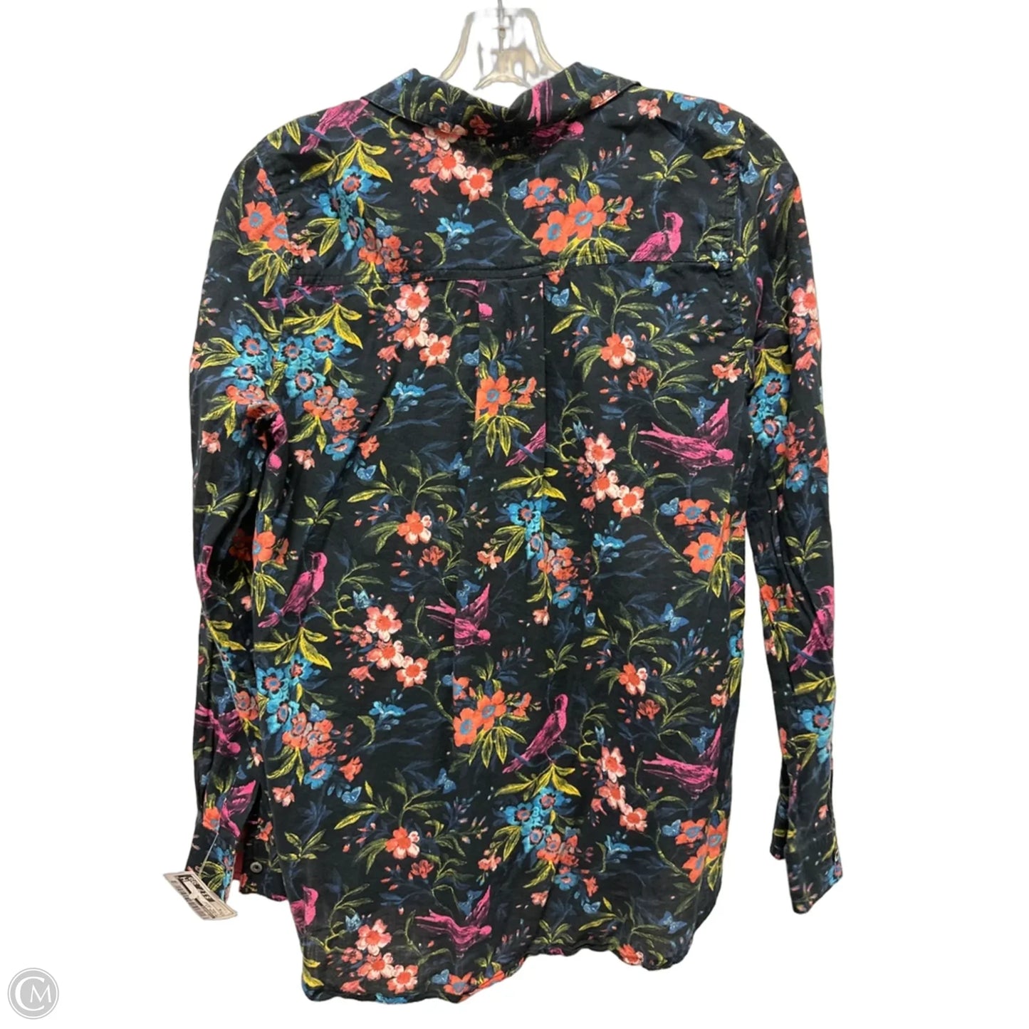 Blouse Long Sleeve By Sundance In Floral Print, Size: S
