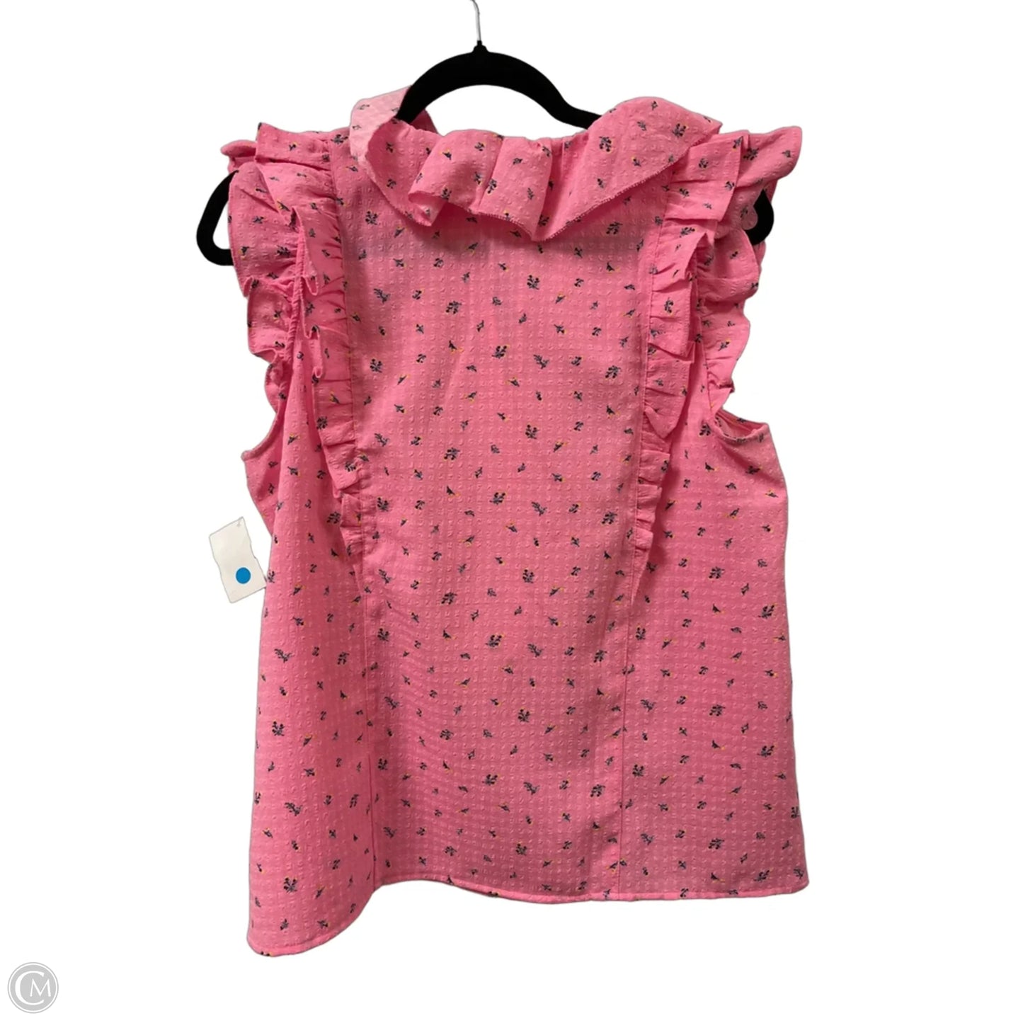 Top Sleeveless By Loft In Pink, Size: M
