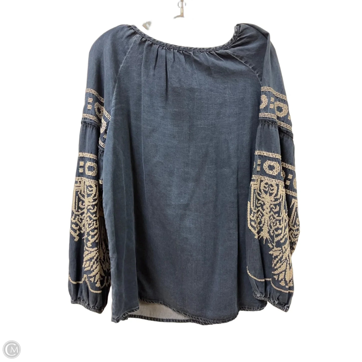Top Long Sleeve By Soft Surroundings In Blue, Size: M