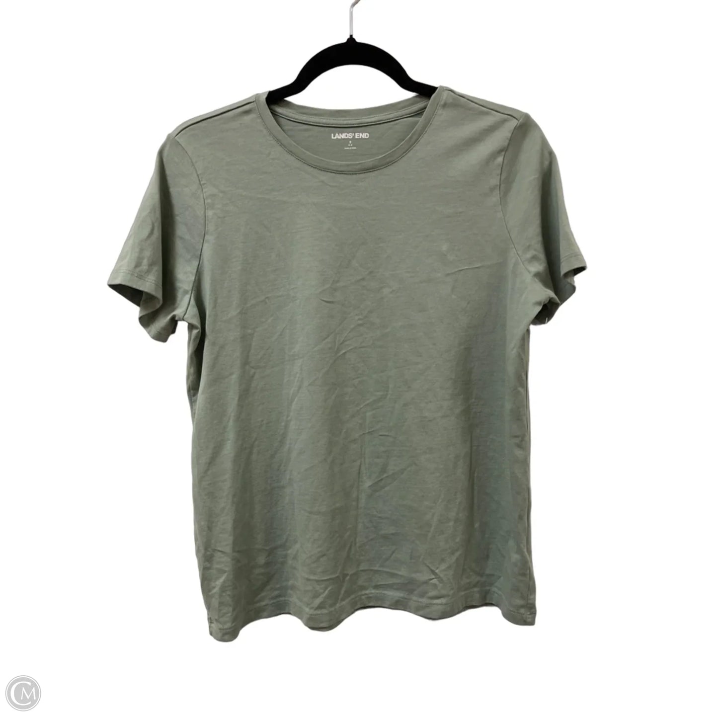 Top Short Sleeve By Lands End In Green, Size: S