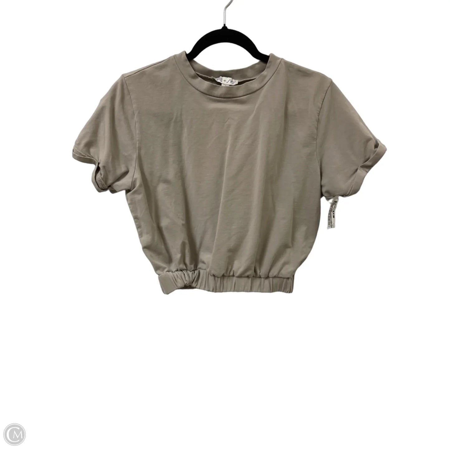 Top Short Sleeve By She + Sky In Grey, Size: S