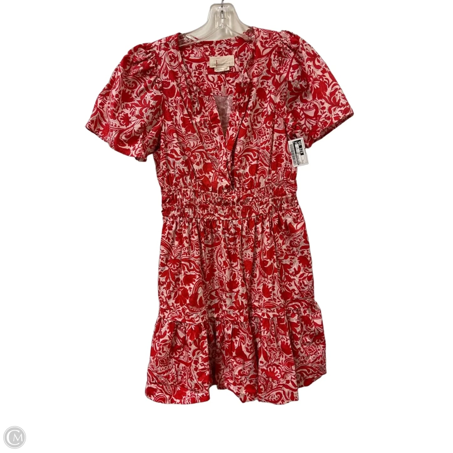 Dress Casual Short By Anthropologie In Red, Size: S