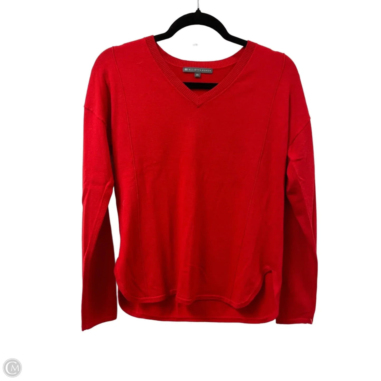 Sweater By Elliott Lauren In Red, Size: Xs