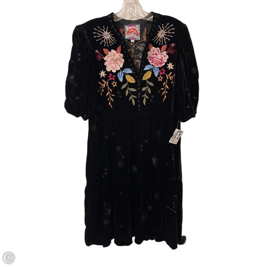 Dress Designer By Johnny Was In Black, Size: Xs
