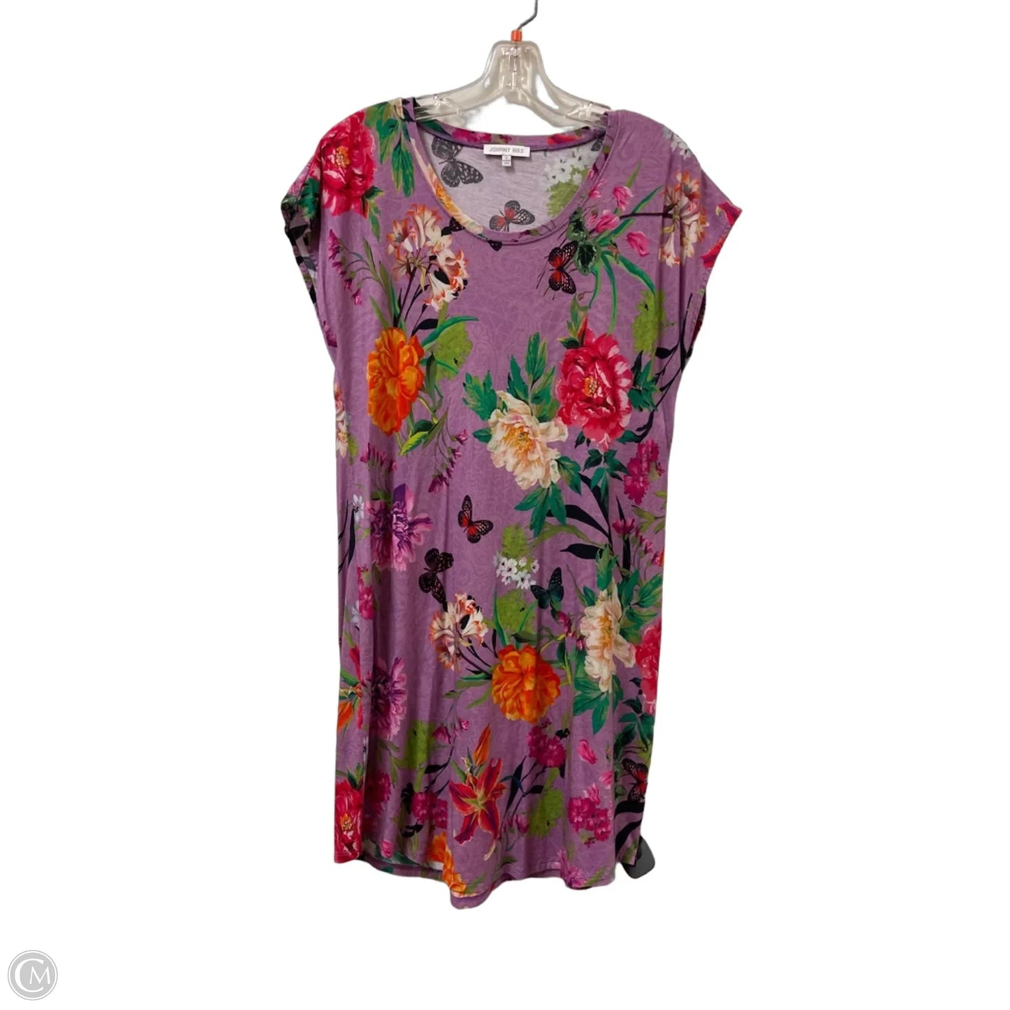 Dress Designer By Johnny Was In Purple, Size: S