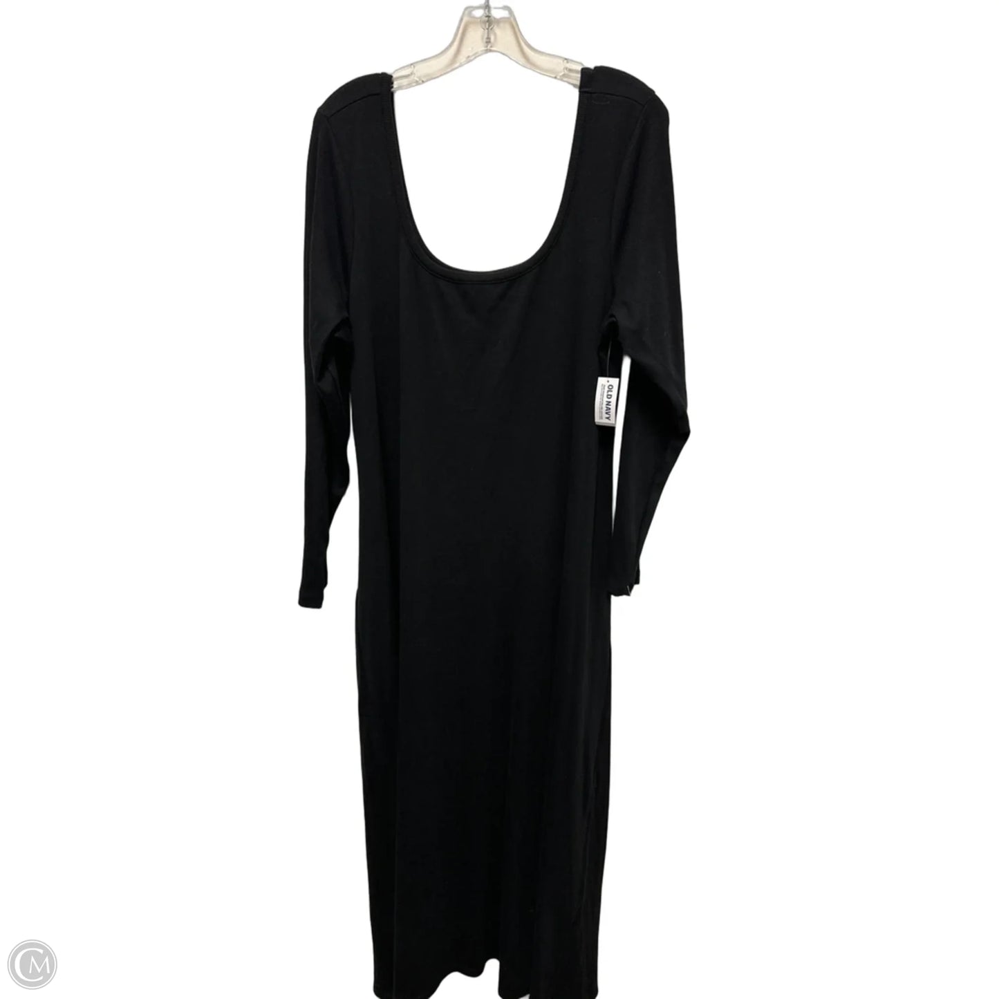 Dress Casual Maxi By Old Navy In Black, Size: 2x