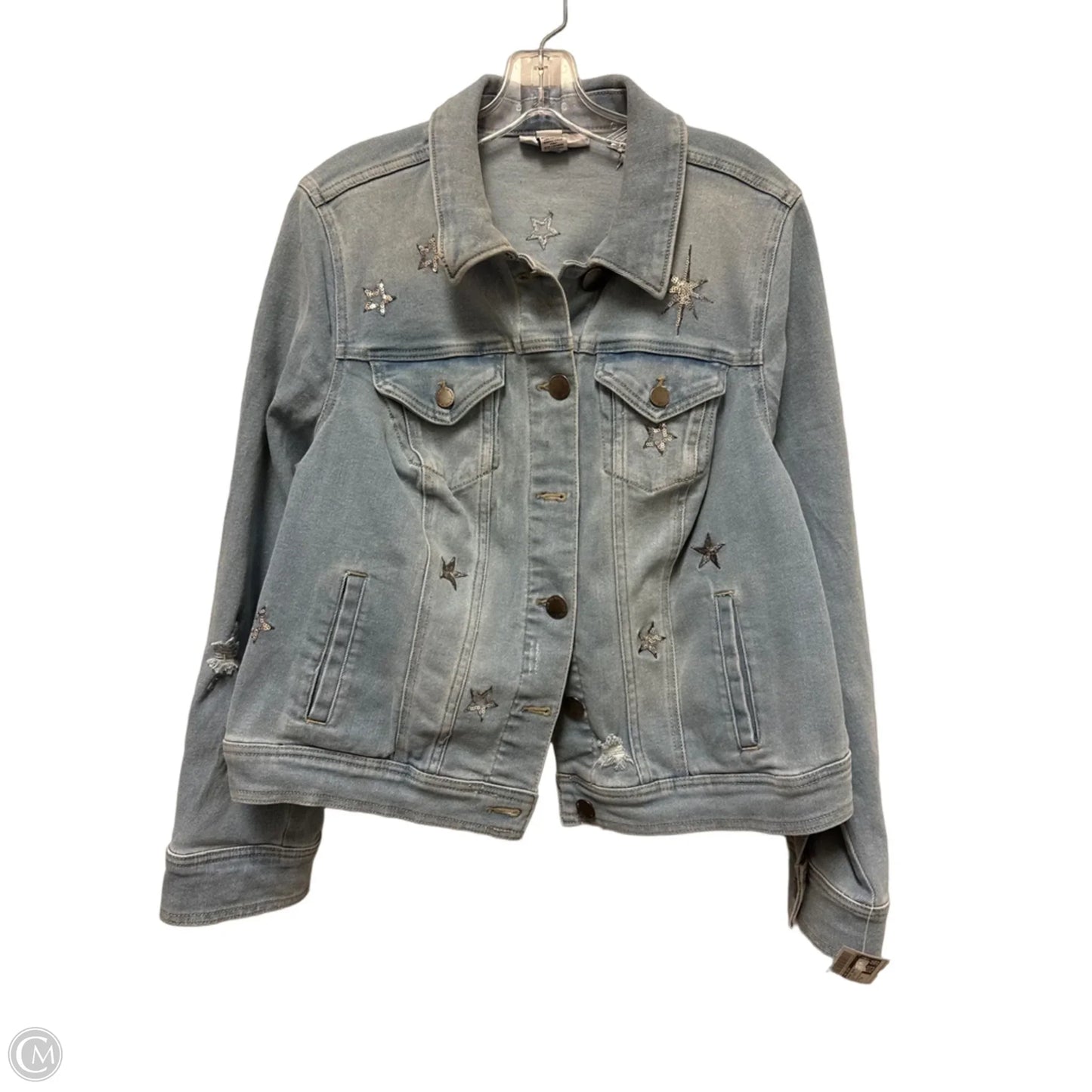 Jacket Denim By Lane Bryant In Blue Denim, Size: 1x