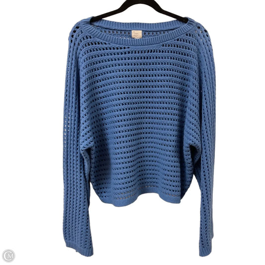 Sweater By A New Day In Blue, Size: L