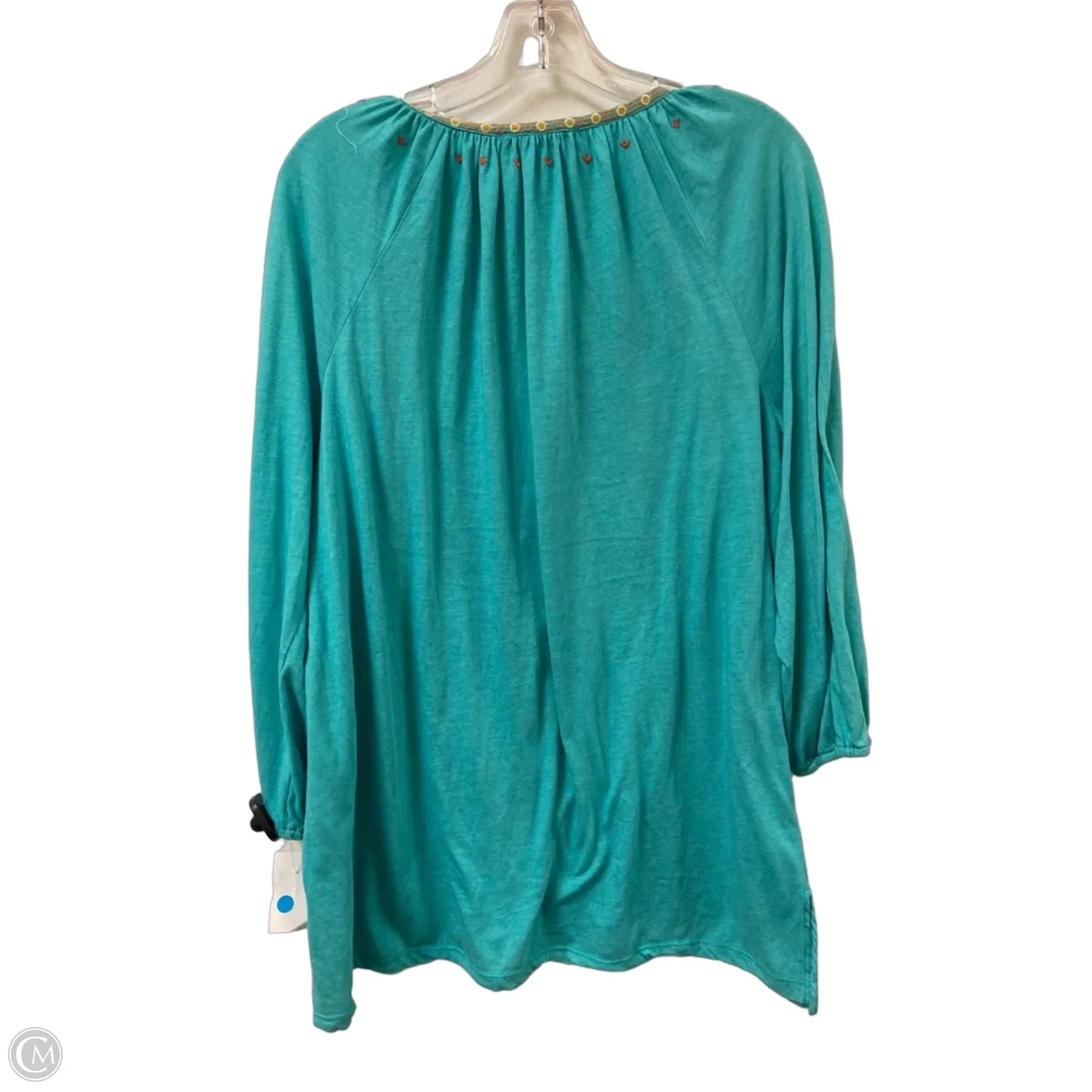Top Long Sleeve Designer By Johnny Was In Blue, Size: L