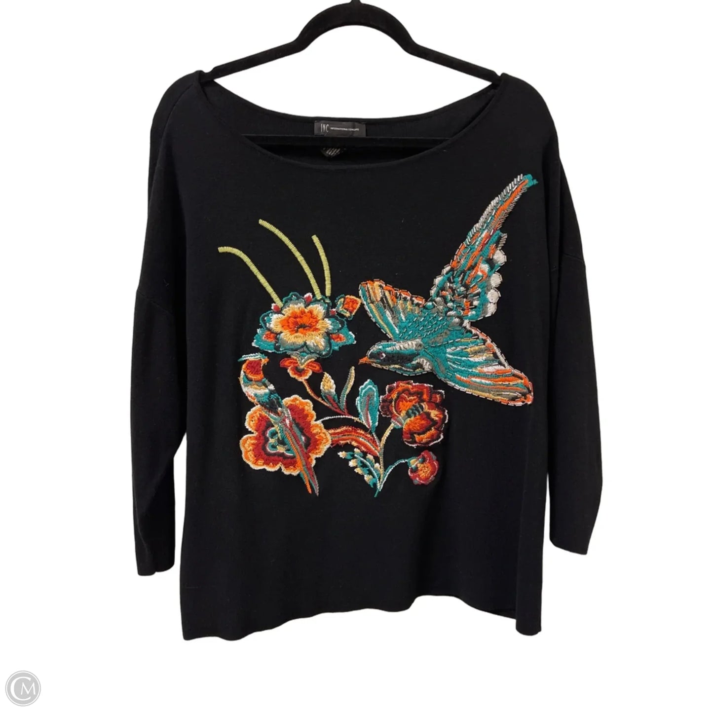 Sweater By Inc In Black, Size: L