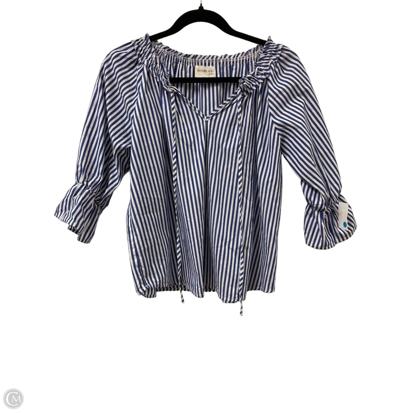 Top Long Sleeve By Clothes Mentor In Blue, Size: S